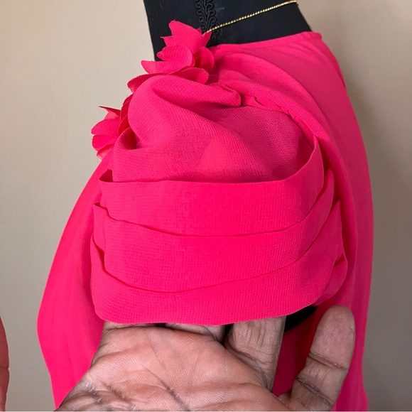 80s style colorblock cocktail party minidress, size M - Picture 7 of 7